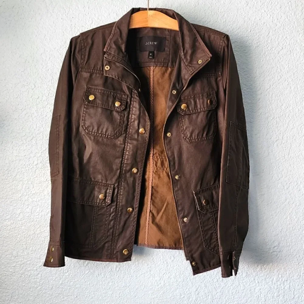 J crew utility cargo style jacket